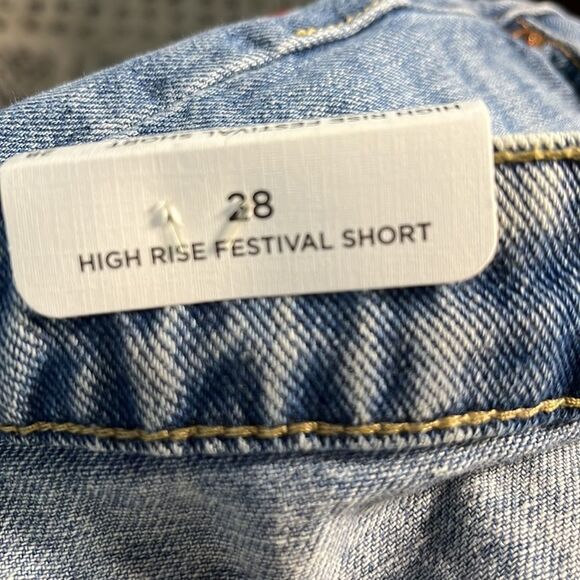 PACSUN High-Rise Festival Shorts Size 28 NWT - Picture 4 of 9